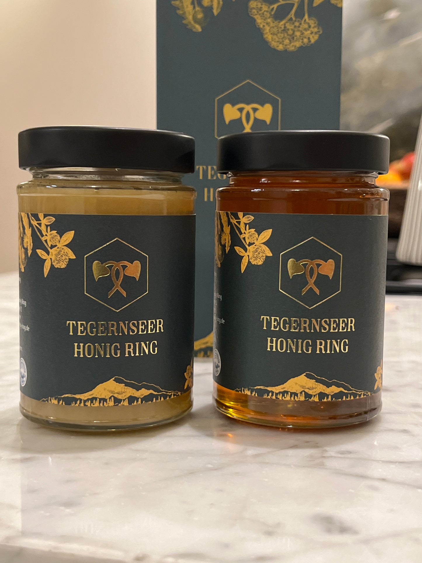 Im Doppelpack: Tegernseer Honig Ring - flüssig und cremig